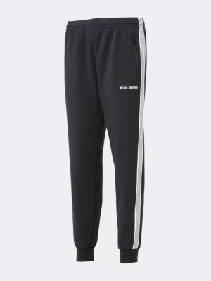 Erke Knitted Cropped Women Tennis Pant Black